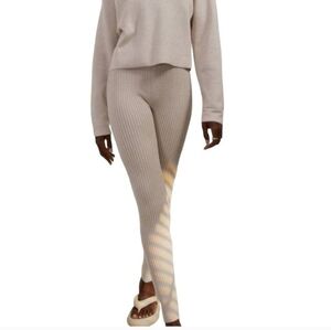 Lunya Cream Ribbed Leggings